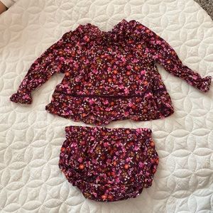 Old Navy Fall Floral 2 Piece Set